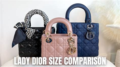 dior t shirt size guide|lady dior mini vs small.